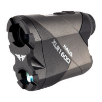 Halo XLR1600 6x Rangefinder 1600/yds Range Angle Intelligence - Black