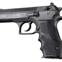 Hogue Magnum Research Baby Eagle .40/9mm Jericho & Uzi Eagle Rubber Grips with Finger Grooves