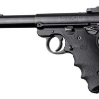 Ruger MKIV Rubber Grip with Finger Grooves Black