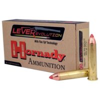 Hornady LEVERevolution Rifle Ammunition .45-70 Gov 325 gr FTX 2050 fps 20/ct