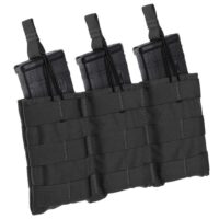 TacShield Triple Speed Load Rifle Molle Pouch-Black