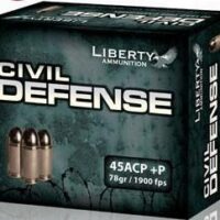 Liberty Civil Defense Handgun Ammunition .45 ACP (+P) 78 gr 1900 fps SCHP 20/ct
