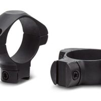 Konus 2-Piece Steel Riflescope Rings for Airguns & .22 Rails 1" Low - Black