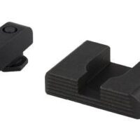 Ameriglo Glock Gen1-4 Hackathorn Sight for Glock 42-43 Green Tritium Orange Front - Black Serrated Rear