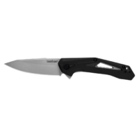 Kershaw Airlock Folding Knife 3" Drop Point Blade Black