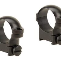 Leupold 2-Piece Solid Steel Ringmounts - Sako 1" Medium Matte Black