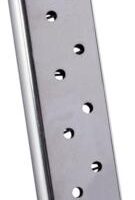 Mec-Gar 1911 Govt Handgun Magazine .45 ACP HT Nickel 10/rd