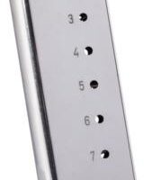 Mec-Gar 1911 Officer Handgun Magazine with Removable Buttplate & Follower .45 ACP HT Nickel 7 rds High Cap