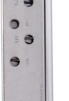 Mec-Gar Handgun Magazine Walther PPK .380 ACP Carbon Steel Tube Nickel 6 rds