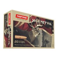 Norma WhiteTail Rifle Ammunition 7mm Rem Mag 150gr PSP 3018 fps 20/ct