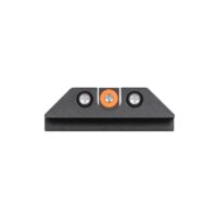 Night Fision Tritium Night Sight Set Orange Front Black U-Notch Back for Glock