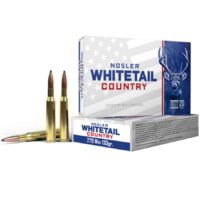 Nosler Whitetail Country Rifle Ammunition .270 Win 130gr SP 3060 fps 20/ct