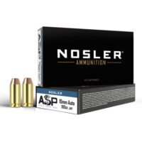 Nosler Match Grade Handgun Ammunition 10mm Auto 180gr JHP 1150 fps 50/ct