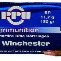 PPU Rifle Ammunition .308 Win 180 gr SP 2454 fps 20/ct