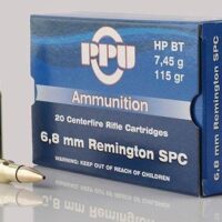 PPU Standard Rifle Ammunition 6.8mm SPC 115 gr HPBT 2624 fps 20/ct