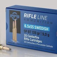 PPU Rifle Ammunition 6.5x55mm Swedish 139 gr SP 2540 fps - 20/ct