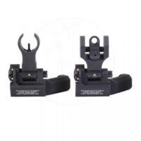 TROY 45-Degree Offset Sight Set - SSIG-45S-HRBT-00 - HK Front & Round Rear - Black
