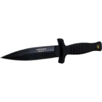 Smith & Wesson H.R.T. False Edge Fixed Knife 4-7/10" Dagger Blade Black
