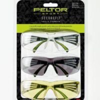 3M Peltor Sport SecureFit 400 Shooting Glasses Multiple Colors 3/ct