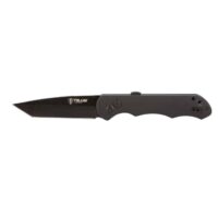 Telum Aftershock Tactical Automatic Knife 3-1/2" Tanto Blade Black