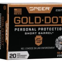Speer Gold Dot Short Barrel Handgun Ammunition .45 ACP 230 gr HP 820 fps 20/ct