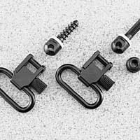 Uncle Mike's QD Machine Screw Type Rifle Swivel - 1-1/4" Black