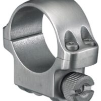 Ruger Steel Scope Ring - Single (3K) 1" Low .812" Height - Stainless Finish