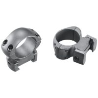 Weaver 2-Piece Grand Slam Steel Top Mount Scope Rings 1" High Matte (Windage Adjustable)