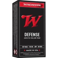 Winchester USA Handgun Ammunition .357 Mag 110 gr JHP 50/ct