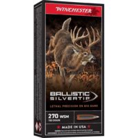 Winchester Ballistic Silvertip Rifle Ammunition .270 WSM 150 gr. PT 3120 fps 20/ct