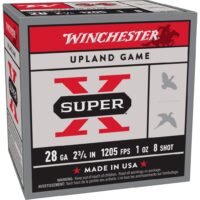 Winchester Super-X Game Shotshells 28 ga 2-3/4" 1 oz 1205 fps #8 25/ct