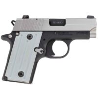 Sig Sauer P238 Handgun 380 ACP 6rd Magazine 2.7" Barrel Black and Silver CA Compliant