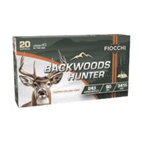 Fiocchi Backwoods Hunter Rifle Ammunition 243 Win 80gr CHP 3415 fps 20/ct