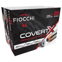 Fiocchi CovertX Handgun Ammunition .357 Mag 125gr JHP 1425 fps 20/ct