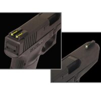 Truglo TFO Tritium/Fiber-Optic Day/Night Sights Fits Springfield XD XDM (excluding 5.25" Comp Series) and XDS - Front Green/Rear Yellow