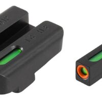 Truglo TFX Pro Tritium/Fiber-Optic Day/Night Sights Fit Springfield XD|Springfield XDM (excluding 5-1/4 in Comp Series)|Springfield XDS - Orange Outline