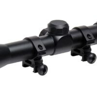 Truglo Trushot Rifle Scope w/Weaver Style Rings - 3-9x40mm  11.52-37.7' 3.15-3.94" Matte