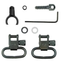 Grovtec Two Piece Barrel Band Swivel Sets .630" to .675" Black