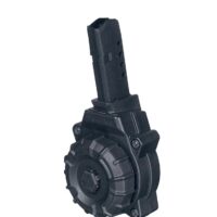 Promag Handgun Drum Magazine Fits GLOCK 42 .380 ACP - Black Polymer 32/rd
