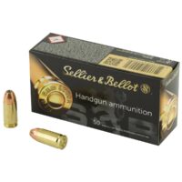 Sellier & Bellot Pistol & Revolver Ammo 9mm Luger 115 gr JHP  50/box