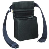 BOB ALLEN ORIGINAL DIVDED - SHELL POUCH WITH BELT BLACK