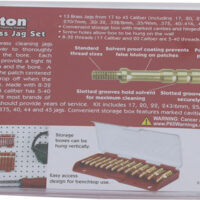 TIPTON 13-PIECE BRONZE SOLID - BRASS JAG SET W/STORAGE CASE