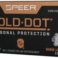 SPEER GOLD DOT 9MM LUGER - 115GR GDHP 50RD 10BX/CS