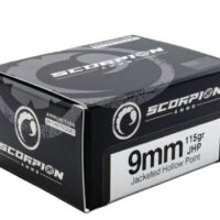 SCORPION 9MM LUGER - 115GR JHP 20RD 10BX/CS