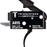 TRIGGERTECH AR-15 SINGLE STAGE - BLACK COMPETITIVE PRO CURVED