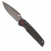 COBRATEC JACKAL PUSH BUTTON - AUTO 3.5" STONEWASH BLACK D2