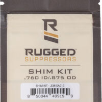 RUGGED SUPPRESSORS SHIM KIT - 338 CAL 3/4X24/M18X1/M18.5X1
