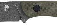 COBRATEC D2 SKINNER 3.75" FULL - TANG OD GREEN G10 W/KYDEX SHTH