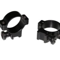 Burris Deluxe Aluminum .22 Rings 1" Medium 0.80 in Actual Height - Gloss