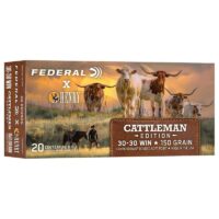 Federal x Henry Cattleman Edition rifle Ammunition 30-30 Win 150gr SP 2390 fps 20/ct